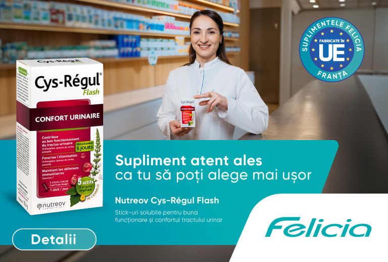 Nutreov Cys-Régul Flash disponibil la Farmacia Felicia