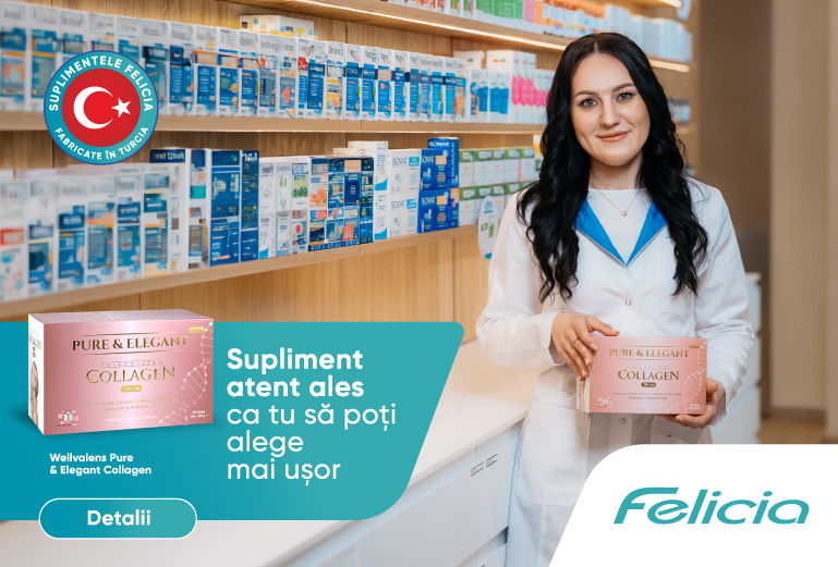 Wellvalens Pure and Elegant Collagen disponibil la Farmacia Felicia