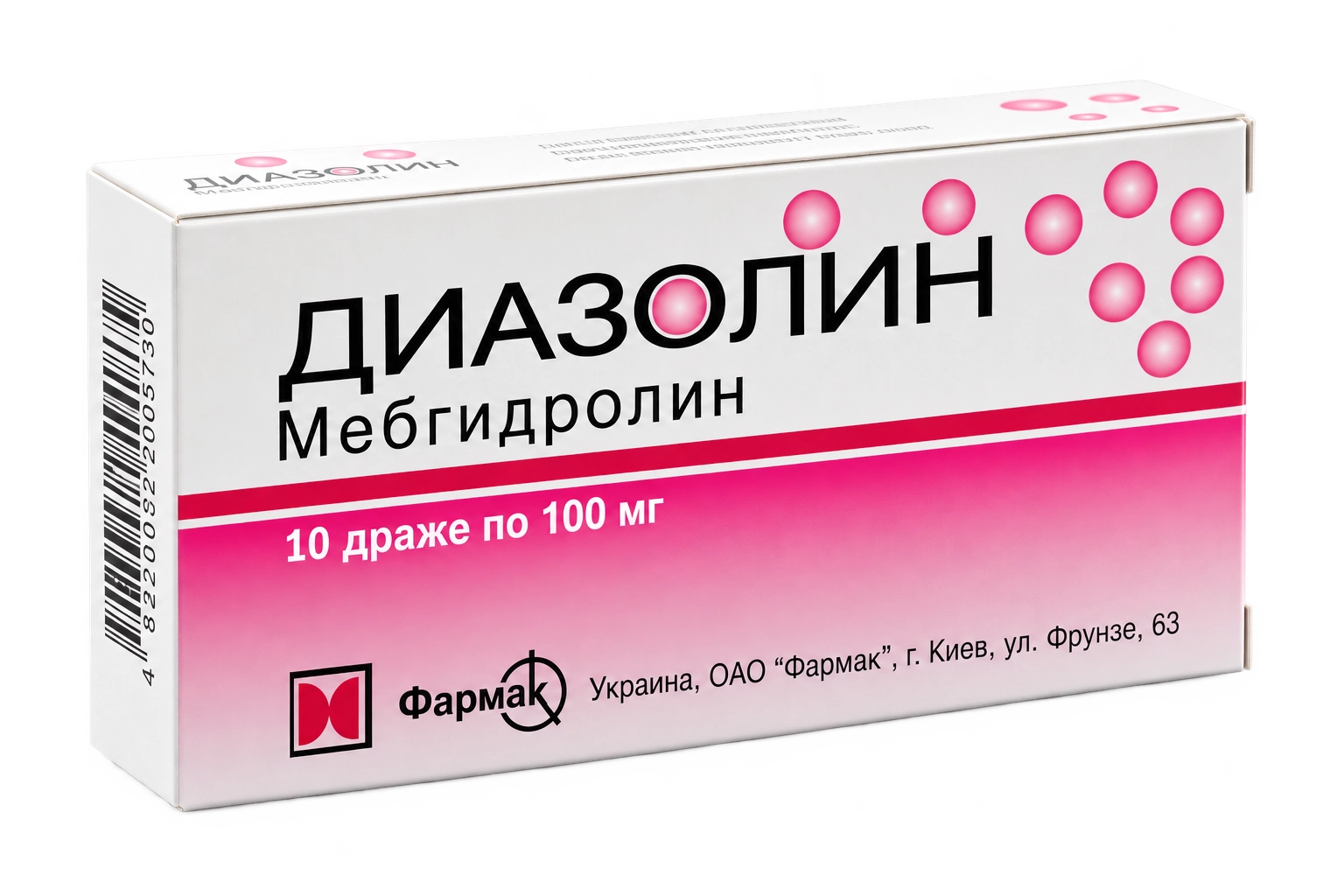 Diazolin 100mg dr. N10
