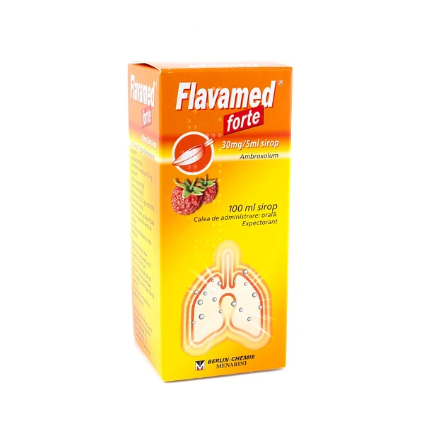 Flavamed Forte 30mg/5ml 100ml sol.orala  Flavamed Forte 30mg/5ml 100ml sol.orala