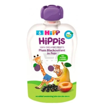 Hipp 8526 Surpriza din fructe (prune,coacăză neagra și pere) 90g