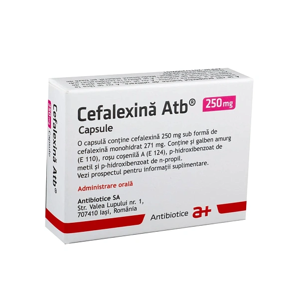Cefalexina 250 mg caps. N10x2