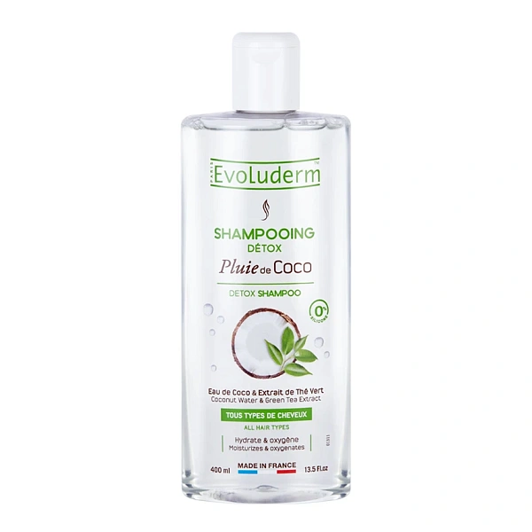 Evoluderm Sampon extract de Cocos și Ceai Verde 400ml (20381) Evoluderm Sampon extract de Cocos și Ceai Verde 400ml (20381)