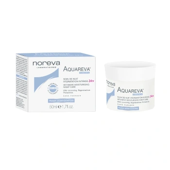 Noreva AQUAREVA Cremă de noapte, hidratare intensă 50 ml