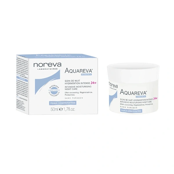 Noreva AQUAREVA Cremă de noapte, hidratare intensă 50 ml