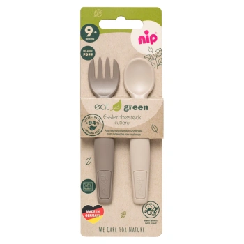 NIP Eat Green Set tacimuri bej (9+ luni)
