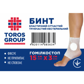 Toros Tifon elast plasă tubular (gleznă) 15cmx3cm