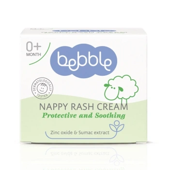 Bebble Cremă protectoare sub scutec contra eritemului fesier, 0+, 60ml