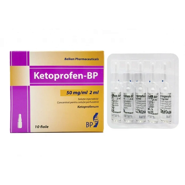 Ketoprofen 50mg/2ml sol.inj./conc./sol.perf. N5x2 Ketoprofen 50mg/2ml sol.inj./conc./sol.perf. N5x2