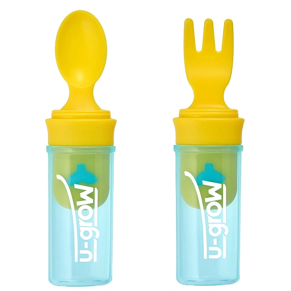 U-Grow Set portabil lingurita si furculita A-13  U-Grow Set portabil lingurita si furculita A-13