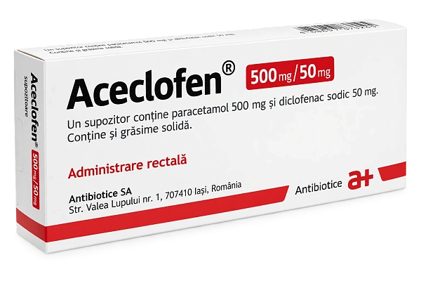 Aceclofen 500mg/50mg sup. N6x1