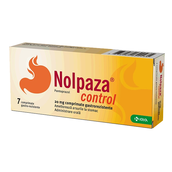 Nolpaza control 20mg comp. gastrorez. N7x2