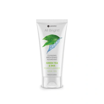 JKOSMEC Spuma de curatare cu ceai verde si BHA, 180ml