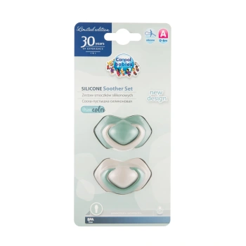 Canpol Baby 22/644 Suzeta simetrică silicon 0-6luni N2 Pure Color