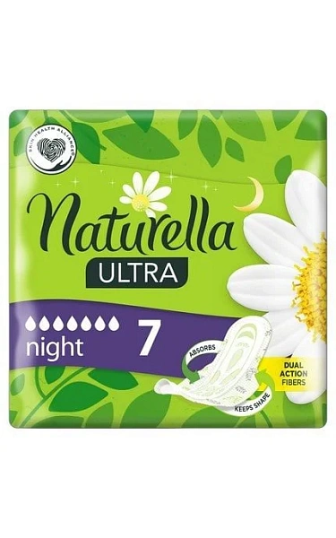 Absorbante Naturella Ultra night N7