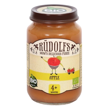 Rudolfs Organic Piure Mere 190g (4+)