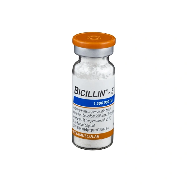 Bicillin 5 1500000UI pulb.sol.inj. N1 Bicillin 5 1500000UI pulb.sol.inj. N1