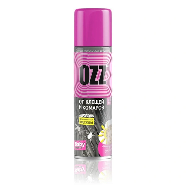 OZZ Baby Aerosol contra țânțari și căpușe pentru haine de la 3 ani 120ml
