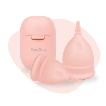 PureCup Cupă menstruală din silicon medical S