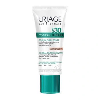 Uriage Hyseac 3-Regul Fond de ten cu SPF 30 pentru tenul gras și problematic, 40ml 