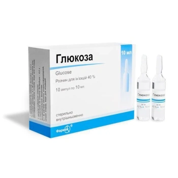 Glucoza 40% 10ml sol.inj. N10 (Farmak)