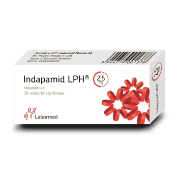 Indapamid LPH 2.5mg comp. film. elib. prelung N15x2