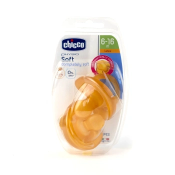 Chicco Suzetă ortodontică latex pentru fetițe, 6+ 2 buc (7482211) (TVA=8%)