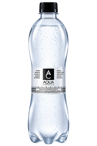Apă minerală Aqua Carpatica gazată 0.5L