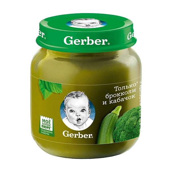 Gerber Piure brocoli, dovleac 130g
