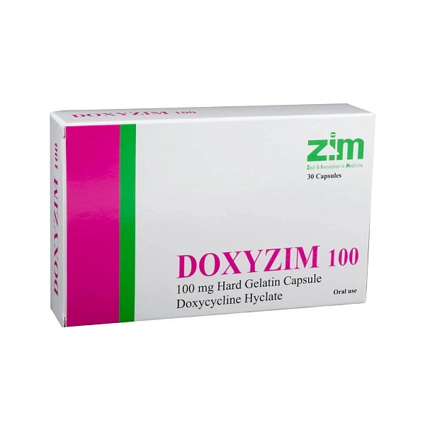 Doxyzim (Doxycyclin) 100mg caps. N10x3 Doxyzim (Doxycyclin) 100mg caps. N10x3