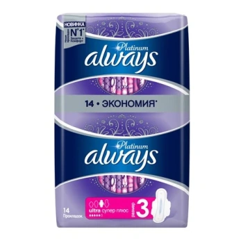 Absorbante Always Platinum ultra super Duo N14