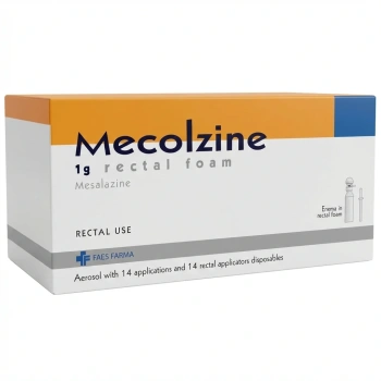 Mecolzine spumă rect. 1g 14doze N1