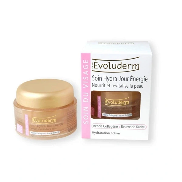 Evoluderm Cremă iluminatoare pentru față, ten matur, colagen și ceai verde  50ml