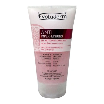 Evoluderm Anti Imperfections Gel de curatare exfoliant, 150ml (17322)