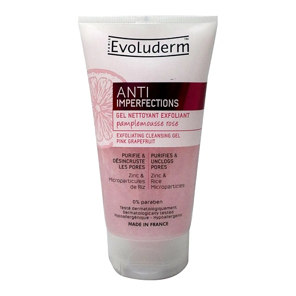 Evoluderm Anti Imperfections Gel de curatare exfoliant, 150ml (17322) Evoluderm Anti Imperfections Gel de curatare exfoliant, 150ml (17322)