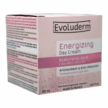 Evoluderm Crema energizantă pentru fata de zi, ten fără strălucire,30+, 50ml (18351)