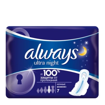 Absorbante Always ultra Night N7