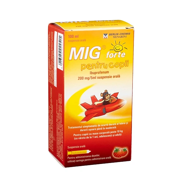 Mig Forte p/u copii 40mg/ml 100ml susp. orala.