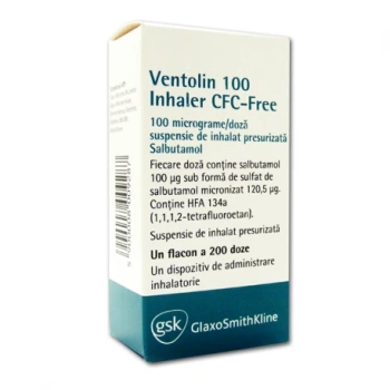 Ventolin CFC 100mcg/d 200 doze spray (Part.)
