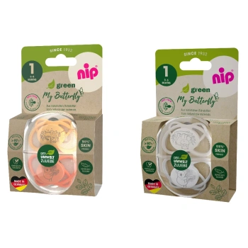 NIP My Butterfly Green F Suzetă silicon, mărimea 1 (0-6luni) N2