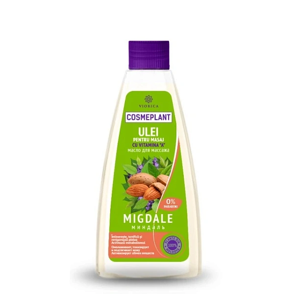 Viorica Cosmeplant Ulei pentru masaj vit.A, Migdal, 200ml