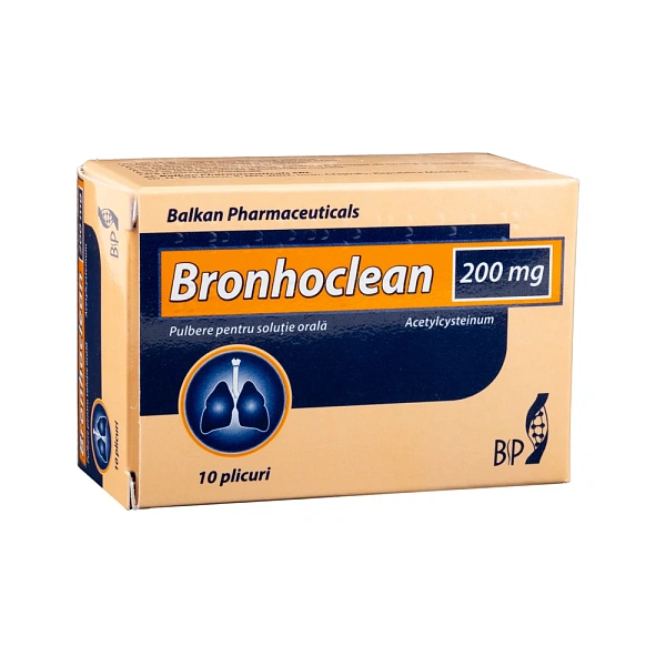 Bronhoclean 200mg 3g pulb./sol. orala N10