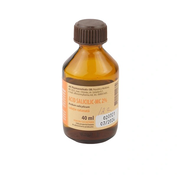 Acid salicilic-MC  sol.cutan. 1% 40ml Acid salicilic-MC  sol.cutan. 1% 40ml