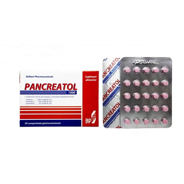 Pancreatol 1000 UI comp. N50 Pancreatol 1000 UI comp. N50