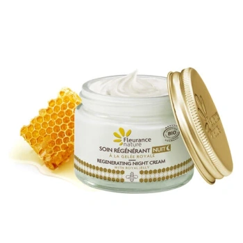 Fleurance Nature Royal Jelly Cremă regenerantă de noapte pentru față (ten uscat) 50ml