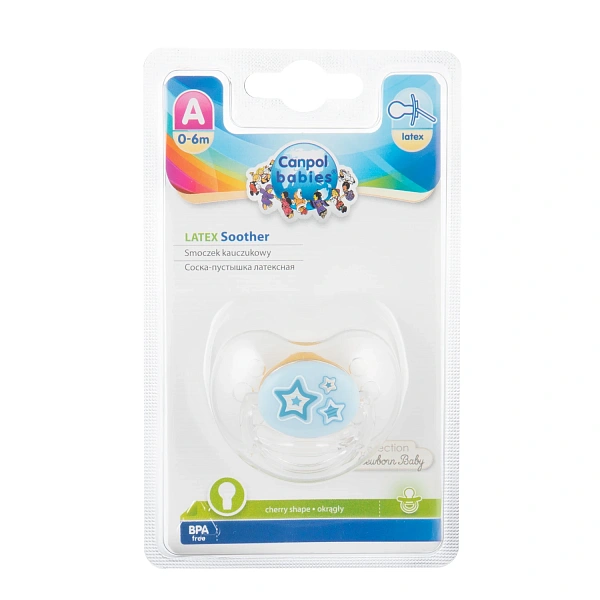 Canpol Baby 22/431 Suzeta rotundă latex 0-6luni Newborn baby
