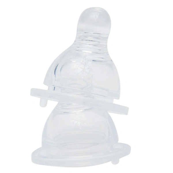 U-Grow Set 2 Tetine Silicon 6+ luni cu Gat Larg L (A-1028L)