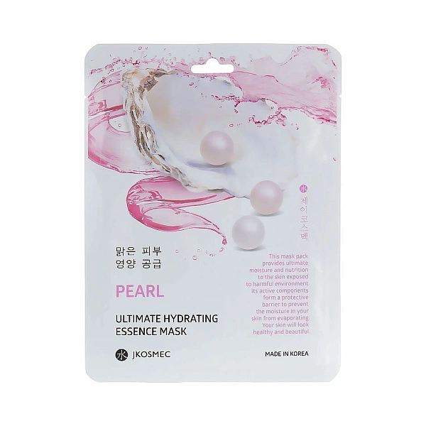 JKOSMEC Masca pentru față din țesătura hidratanta cu extract de perla