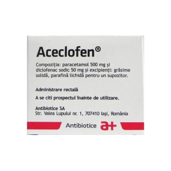 Aceclofen 500mg/50mg sup. N6x1