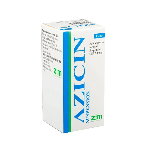 Azicin (Azitromicin) 200mg/5ml 15ml pulb./susp.orala N1 Azicin (Azitromicin) 200mg/5ml 15ml pulb./susp.orala N1